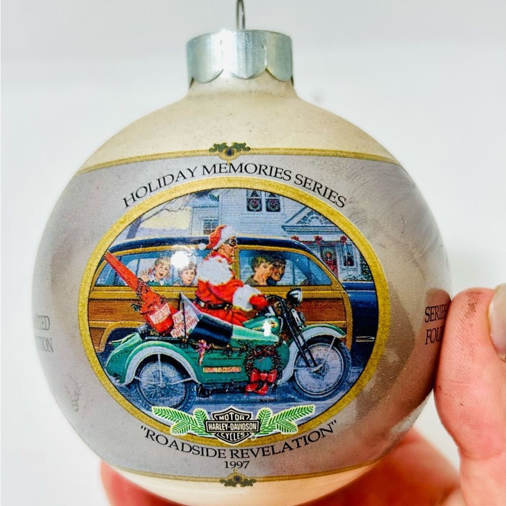 NEW IN BOX Vintage Harley-Davidson Collectible Christmas Ornament Dated 1997